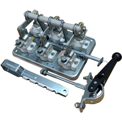 Рубильник РС-2/1П 250А со смещенным приводом вал 180 мм правый