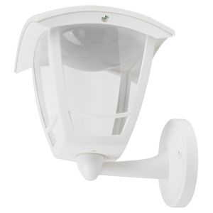 Садово-парковый светильник ЭРА ДБУ 07-8-001 Дели белый 4 гранный IP44 светодиодный 8Вт 3000K