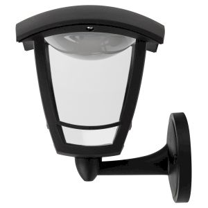 Садово-парковый светильник ЭРА ДБУ 07-8-001 Дели черный 4 гранный IP44 светодиодный 8Вт 3000K