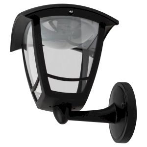 Садово-парковый светильник ЭРА ДБУ 07-8-001 Дели черный 4 гранный IP44 светодиодный 8Вт 3000K