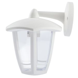 Садово-парковый светильник ЭРА ДБУ 07-8-006 Дели 3 белый 6 гранный настенный IP44 светодиодный 8Вт 3000K Садово-парковый светильник ЭРА ДБУ 07-8-006 Дели 3 белый 6 гранный настенный IP44 светодиодный 8Вт 3000K