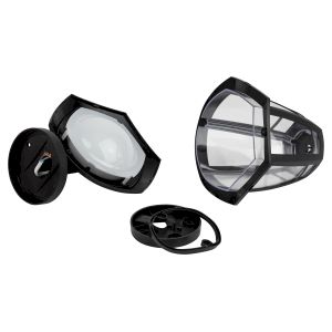 Садово-парковый светильник ЭРА ДБУ 07-8-006 Дели 3 черный 6 гранный настенный IP44 светодиодный 8Вт 3000K