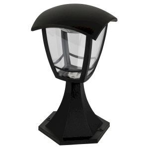 Садово-парковый светильник ЭРА ДТУ 07-8-001 Валенсия черный 4 гранный напольный IP44 светодиодный 8Вт 3000K