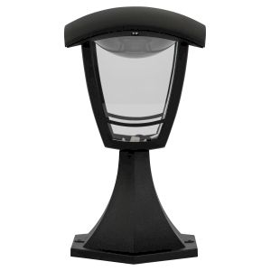 Садово-парковый светильник ЭРА ДТУ 07-8-001 Валенсия черный 4 гранный напольный IP44 светодиодный 8Вт 3000K
