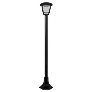 Садово-парковый светильник ЭРА ДТУ 07-8-002 Валенсия 4 черный 4 гранный напольный IP44 светодиодный 8Вт 3000K Садово-парковый светильник ЭРА ДТУ 07-8-002 Валенсия 4 черный 4 гранный напольный IP44 светодиодный 8Вт 3000K