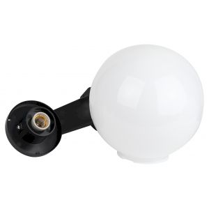 Садово-парковый светильник ЭРА НБУ 01-60-251 шар опаловый настенный IP44 Е27 max60Вт d250mm