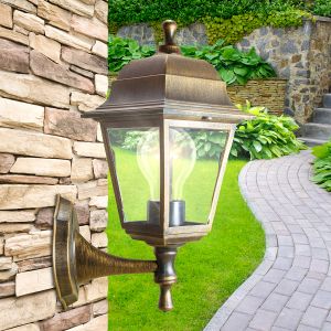 Садово-парковый светильник ЭРА НБУ 04-60-001 бронза 4 гранный настенный IP44 Е27 max60Вт Садово-парковый светильник ЭРА НБУ 04-60-001 бронза 4 гранный настенный IP44 Е27 max60Вт