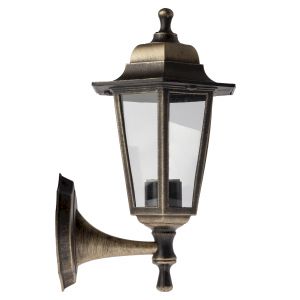 Садово-парковый светильник ЭРА НБУ 06-60-001 бронза 6 гранный настенный IP44 Е27 max60Вт Садово-парковый светильник ЭРА НБУ 06-60-001 бронза 6 гранный настенный IP44 Е27 max60Вт