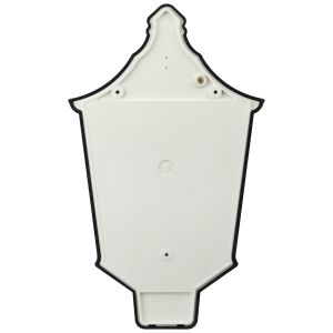 Садово-парковый светильник ЭРА НБУ 06-60-003 Ника 60Вт черный белое основание матовый