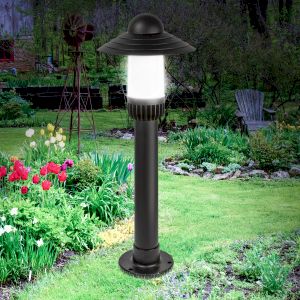 Садово-парковый светильник ЭРА НТУ 01-60-008 Поллар напольный черный IP54 Е27 max60Вт h660мм Садово-парковый светильник ЭРА НТУ 01-60-008 Поллар напольный черный IP54 Е27 max60Вт h660мм