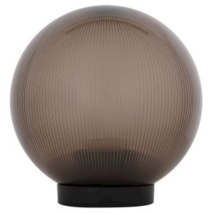 Садово-парковый светильник ЭРА НТУ 02-60-205 шар дымчатый призма на опору / кронштейн IP44 Е27 max60Вт d200mm Садово-парковый светильник ЭРА НТУ 02-60-205 шар дымчатый призма на опору / кронштейн IP44 Е27 max60Вт d200mm