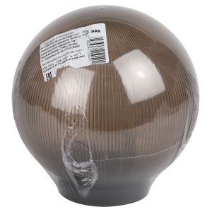 Садово-парковый светильник ЭРА НТУ 02-60-205 шар дымчатый призма на опору / кронштейн IP44 Е27 max60Вт d200mm Садово-парковый светильник ЭРА НТУ 02-60-205 шар дымчатый призма на опору / кронштейн IP44 Е27 max60Вт d200mm