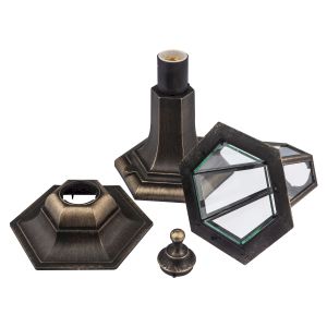 Садово-парковый светильник ЭРА НТУ 06-60-001 бронза 6 гранный напольный IP44 Е27 max60Вт Садово-парковый светильник ЭРА НТУ 06-60-001 бронза 6 гранный напольный IP44 Е27 max60Вт