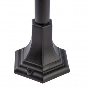 Садово-парковый светильник ЭРА НТУ 07-40-002 Валенсия 4 черный 4 гранный напольный IP44 Е27 max40Вт Садово-парковый светильник ЭРА НТУ 07-40-002 Валенсия 4 черный 4 гранный напольный IP44 Е27 max40Вт