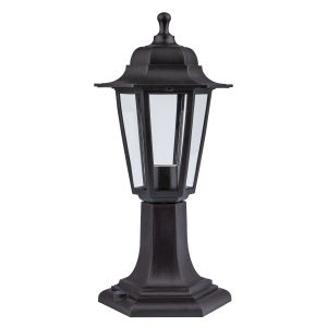 Садово-парковый светильник ЭРА Шестигранные НТУ 06-60-001 черный 6 гранный напольный IP44 Е27 max60Вт