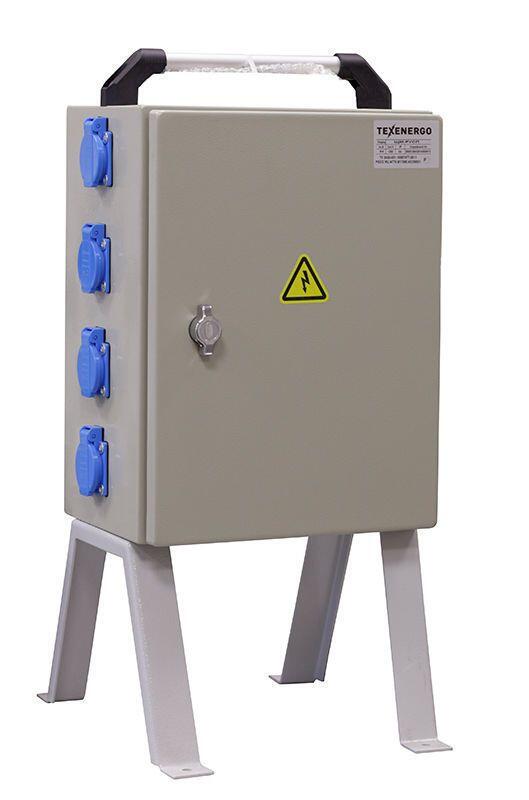 Щит механизации ЩМ- РУСП-   40-6х1П-IP54          (ВВ-  40А с УЗО,  6роз. 1Р+N+РЕ 16А)