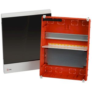 Щит распределительный со слаботочным отсеком ЭРА MultiBox bs-12f встраиваемый пластиковый 12 модулей IP40