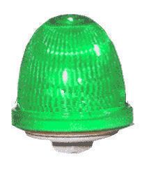 Сигнальный маяк зеленый OVOFMT12240DA4, 12-24-48-110-240В AC/DC, ксенон (Постоянного свечения) ,IP65