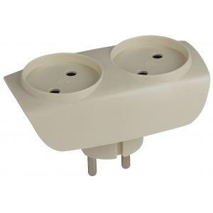 SP-2-I ЭРА Тройник 2гн, без заземл. (сл. кость) (10/60/1500) SP-2-I ЭРА Тройник 2гн, без заземл. (сл. кость) (10/60/1500)