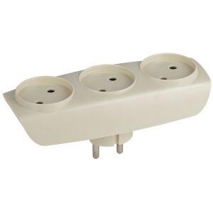 SP-3-I ЭРА Тройник 3гн, без заземл. (сл. кость) (10/60/1200) SP-3-I ЭРА Тройник 3гн, без заземл. (сл. кость) (10/60/1200)