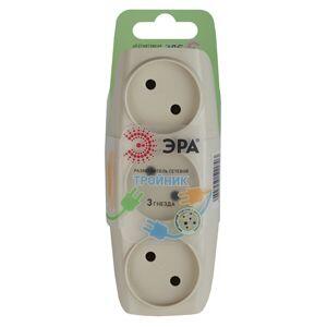 SP-3-I ЭРА Тройник 3гн, без заземл. (сл. кость) (10/60/1200) SP-3-I ЭРА Тройник 3гн, без заземл. (сл. кость) (10/60/1200)