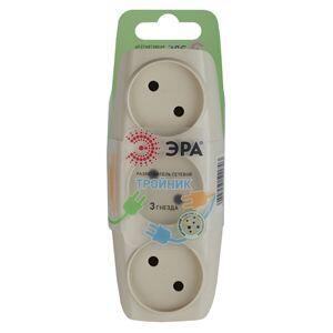 SP-3-I ЭРА Тройник 3гн, без заземл. (сл. кость) (10/60/1200) SP-3-I ЭРА Тройник 3гн, без заземл. (сл. кость) (10/60/1200)