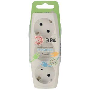 SP-3e-I ЭРА Тройник 3гн, c заземл, со шторками (сл. кость) (10/60/960) SP-3e-I ЭРА Тройник 3гн, c заземл, со шторками (сл. кость) (10/60/960)