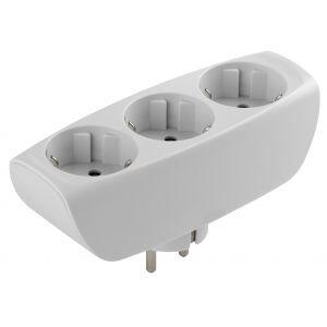 SP-3e-W ЭРА Тройник 3гн, c заземл, со шторками (белый) (10/60/960) SP-3e-W ЭРА Тройник 3гн, c заземл, со шторками (белый) (10/60/960)