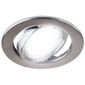 ST2A CH Светильник ЭРА штампованный поворотный MR16,12V/220V, 50W хром (100/2400)