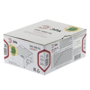 Стабилизатор напряжения ЭРА  CНК-1000-УЦ компактный универсальный, 140-260В/220В, 1000ВА