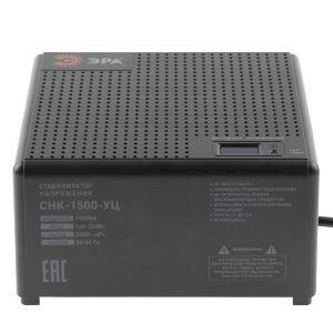 Стабилизатор напряжения ЭРА CНК-1500-УЦ компактный универсальный, 140-260В/220В, 1500ВА Стабилизатор напряжения ЭРА CНК-1500-УЦ компактный универсальный, 140-260В/220В, 1500ВА