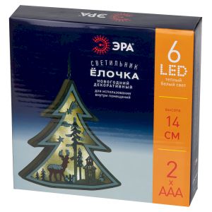 Светильник ЭРА ENGDS-17 новогодний светодиодный Ёлочка подвесной 14 см 3*ААА Светильник ЭРА ENGDS-17 новогодний светодиодный Ёлочка подвесной 14 см 3*ААА