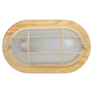 Светильник ЭРА НБО 04-60-012 Кантри дерево/стекло решетка IP54 E27 max 60Вт 232х140 овал клен Светильник ЭРА НБО 04-60-012 Кантри дерево/стекло решетка IP54 E27 max 60Вт 232х140 овал клен