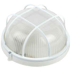 Светильник ЭРА НБП 03-100-002 Акватермо алюминий/стекло решетка IP54 E27 max 100Вт D240 круг белый Светильник ЭРА НБП 03-100-002 Акватермо алюминий/стекло решетка IP54 E27 max 100Вт D240 круг белый