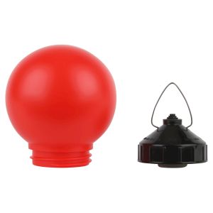 Светильник ЭРА НСП 01-60-003 подвесной Гранат полиэтилен IP44 E27 max 60Вт шар красный