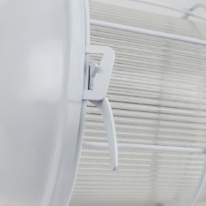 Светильник ЭРА НСП 41-200-003 с решеткой Желудь сталь стекло IP54 E27 max 200Вт 345х185 белый