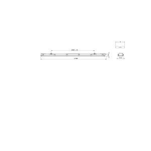 Светильник ЭРА SPP-101-0-002-150 IP65 под 2 светодиодные лампы T8 G13 LED 2x1500