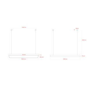 Светильник LED ЭРА Geometria SPO-111-B-40K-060 Block 60Вт 4000К 7200Лм IP40 1200*300*60 черный подвесной драйвер внутри Светильник LED ЭРА Geometria SPO-111-B-40K-060 Block 60Вт 4000К 7200Лм IP40 1200*300*60 черный подвесной драйвер внутри