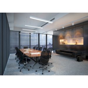 Светильник LED ЭРА Geometria SPO-114-W-40K-036 Block 36Вт 4000К 2800Лм IP40 1200*130*50 белый подвесной Светильник LED ЭРА Geometria SPO-114-W-40K-036 Block 36Вт 4000К 2800Лм IP40 1200*130*50 белый подвесной