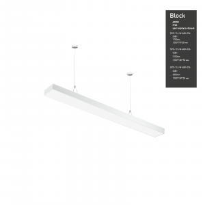 Светильник LED ЭРА Geometria SPO-114-W-40K-036 Block 36Вт 4000К 2800Лм IP40 1200*130*50 белый подвесной Светильник LED ЭРА Geometria SPO-114-W-40K-036 Block 36Вт 4000К 2800Лм IP40 1200*130*50 белый подвесной