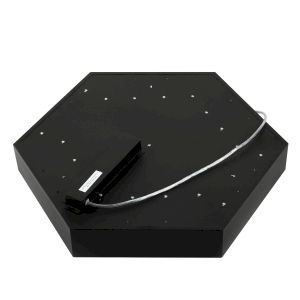 Светильник LED ЭРА Geometria SPO-121-B-40K-038 Hexagon 38Вт 4000К 4000Лм IP40 600*600*80 черный подвесной