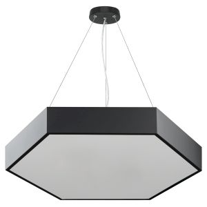 Светильник LED ЭРА Geometria SPO-121-B-40K-038 Hexagon 38Вт 4000K 4000Лм IP40 600*80 черный подвесной драйвер внутри