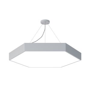 Светильник LED ЭРА Geometria SPO-122-W-40K-066 Hexagon 66Вт 4000К 4800Лм IP40 800*800*80 белый подвесной