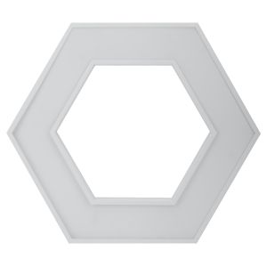 Светильник LED ЭРА Geometria SPO-123-W-40K-045 Hexagon 45Вт 4000K 2500Лм IP40 600*80 белый подвесной драйвер внутри
