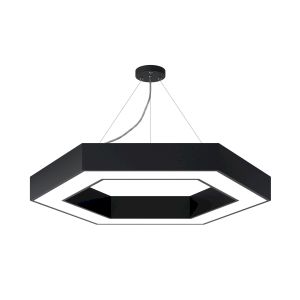 Светильник LED ЭРА Geometria SPO-124-B-40K-051 Hexagon 51Вт 4000К 3900Лм IP40 800*800*80 черный подвесной