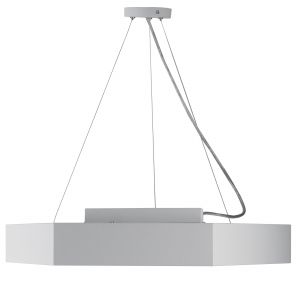 Светильник LED ЭРА Geometria SPO-124-W-40K-051 Hexagon 51Вт 4000К 3900Лм IP40 800*800*80 белый подвесной
