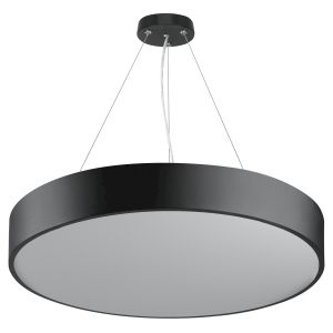 Светильник LED ЭРА Geometria SPO-132-B-40K-088 Ring 88Вт 4000К 800*800*80 черный подвесной драйвер внутри