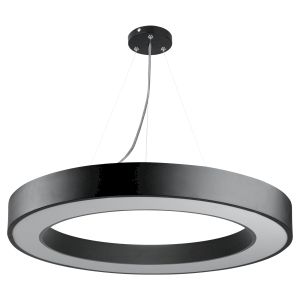 Светильник LED ЭРА Geometria SPO-133-B-40K-045 Ring 45Вт 4000K 3200Лм IP40 600*80 черный подвесной драйвер внутри