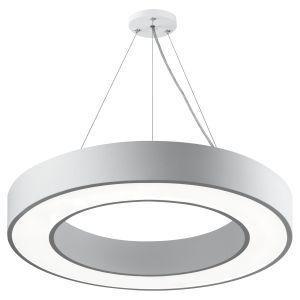 Светильник LED ЭРА Geometria SPO-133-W-40K-045 Ring 45Вт 4000K 3200Лм IP40 600*80 белый подвесной драйвер внутри