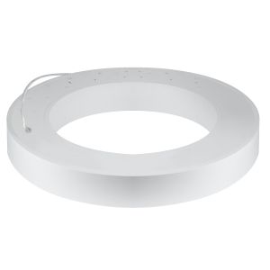 Светильник LED ЭРА Geometria SPO-133-W-40K-045 Ring 45Вт 4000K 3200Лм IP40 600*80 белый подвесной драйвер внутри
